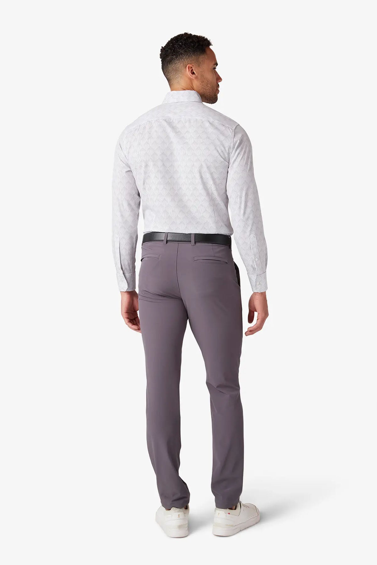 Mizzen + Main - Leeward LS - White Ombre Diamond - Back