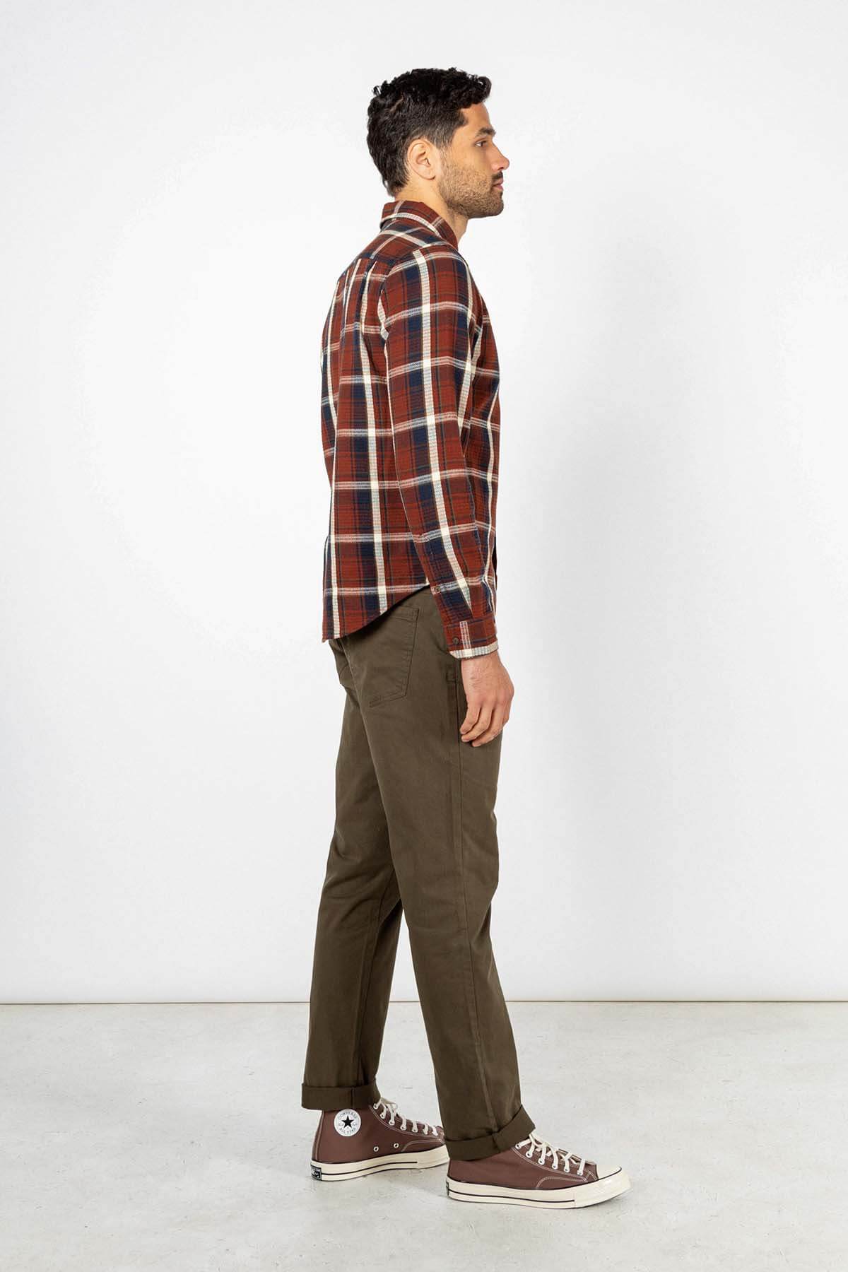 Bridge & Burn - Jude Shirt - Echo Ridge Plaid - Side