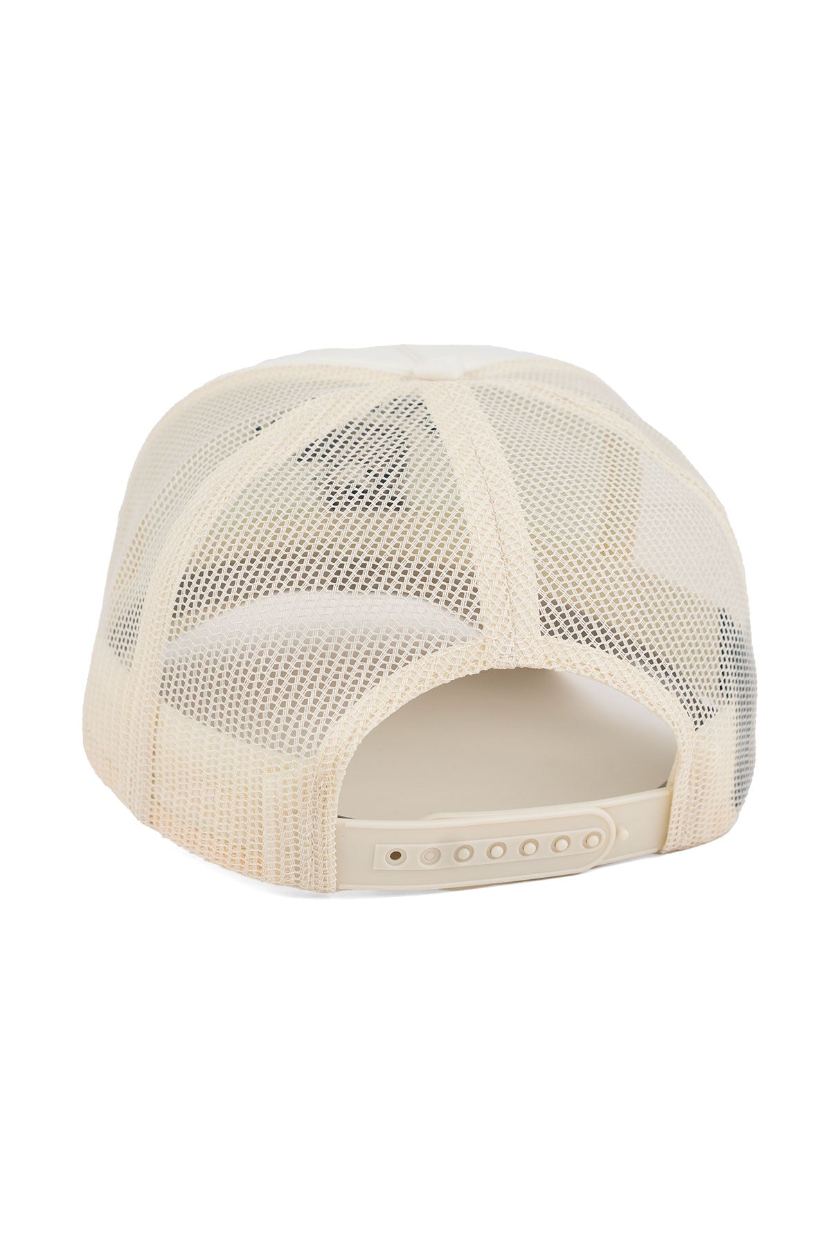 REVOLVR Menswear trucker hat cap bone white embroidered Oregon's Finest Catch