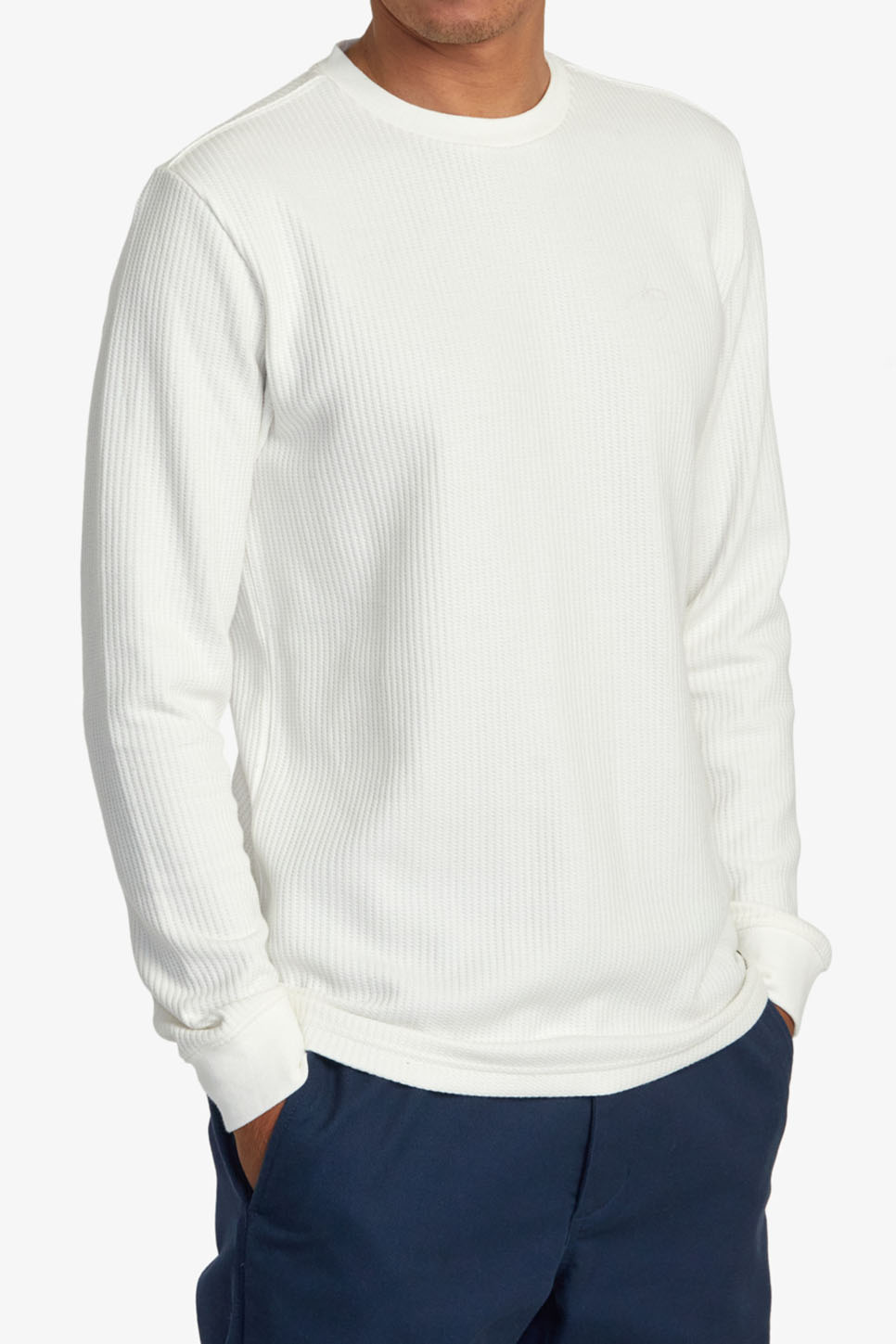RVCA - Day Shift Thermal LS - Off White - Side