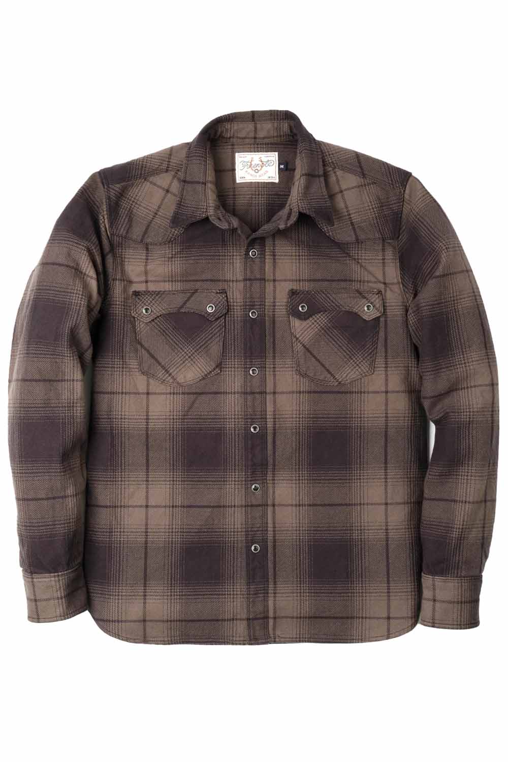 Freenote - Modern Western Shirt - Cedar Shadow Plaid - Front