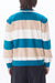 Obey - Liam Polo Sweatshirt - Deep Lagoon Multi - Back