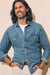 Faherty - The Western Shirt - Faded Indigo - Front