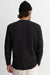 Rhythm - Classic Waffle Knit - Vintage Black - Back
