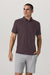 Vuori STRATO TECH POLO Raisin Heather Front