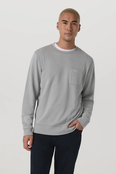 Vuori - Jeffreys Crew 2.0 - Grey - Front