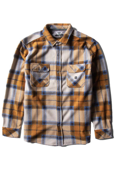 Vissla - Eco-Zy LS Polar Flannel - Dark Honey - Front