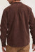 Marine Layer - Max Broken In Corduroy Overshirt - Chocolate - Back
