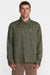 RVCA Vacancy Utility Shirt in Fatigue — Front view