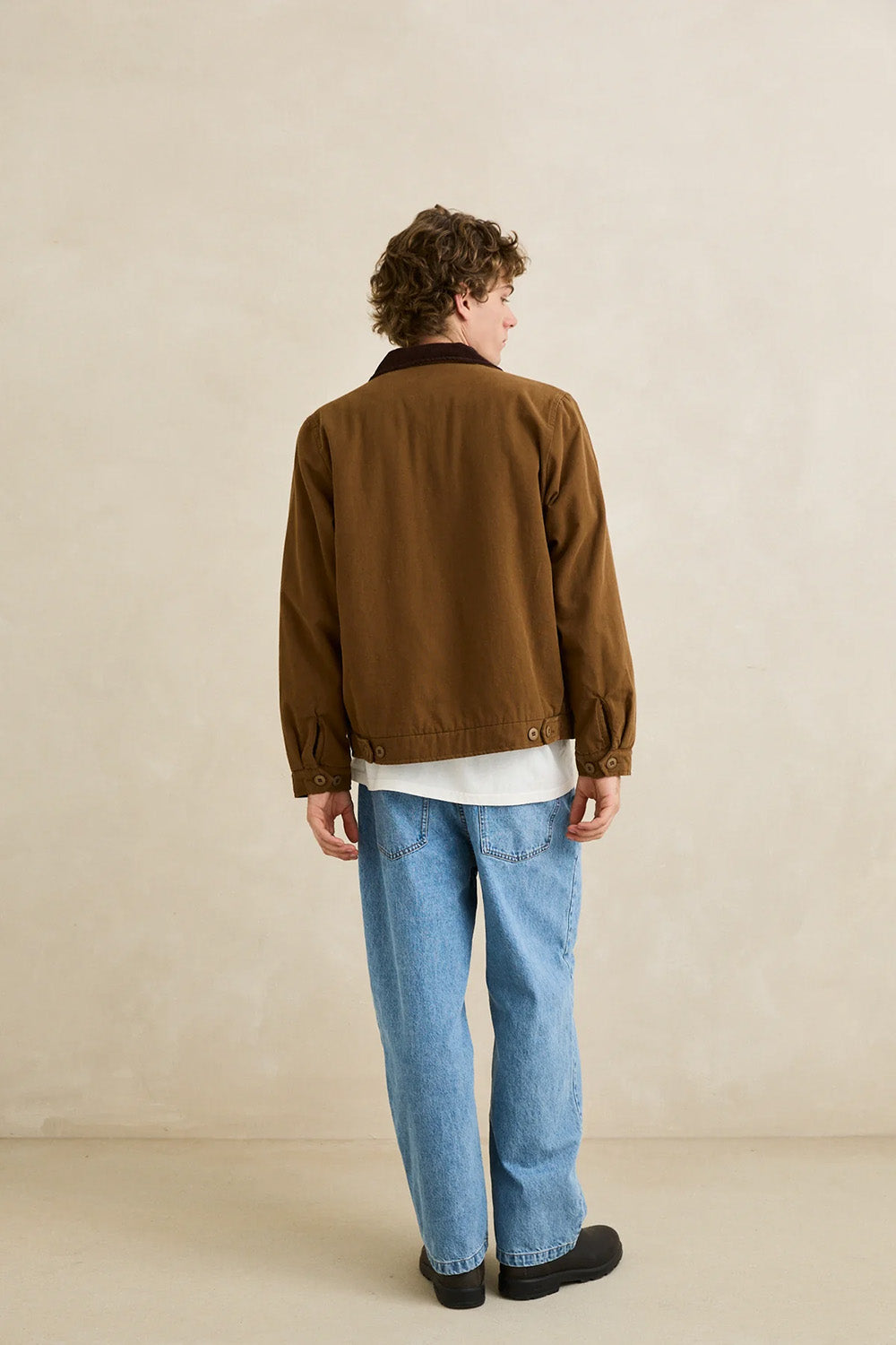 Rhythm James Jacket in Coffee — Back view