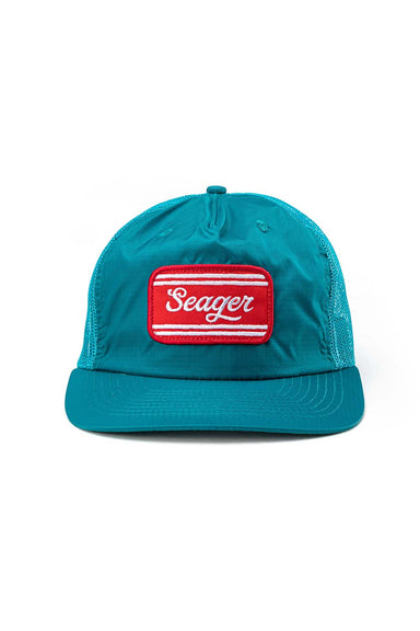 Seager - Whitewater Nylon Mesh Snapback - Alpine Blue  - Front