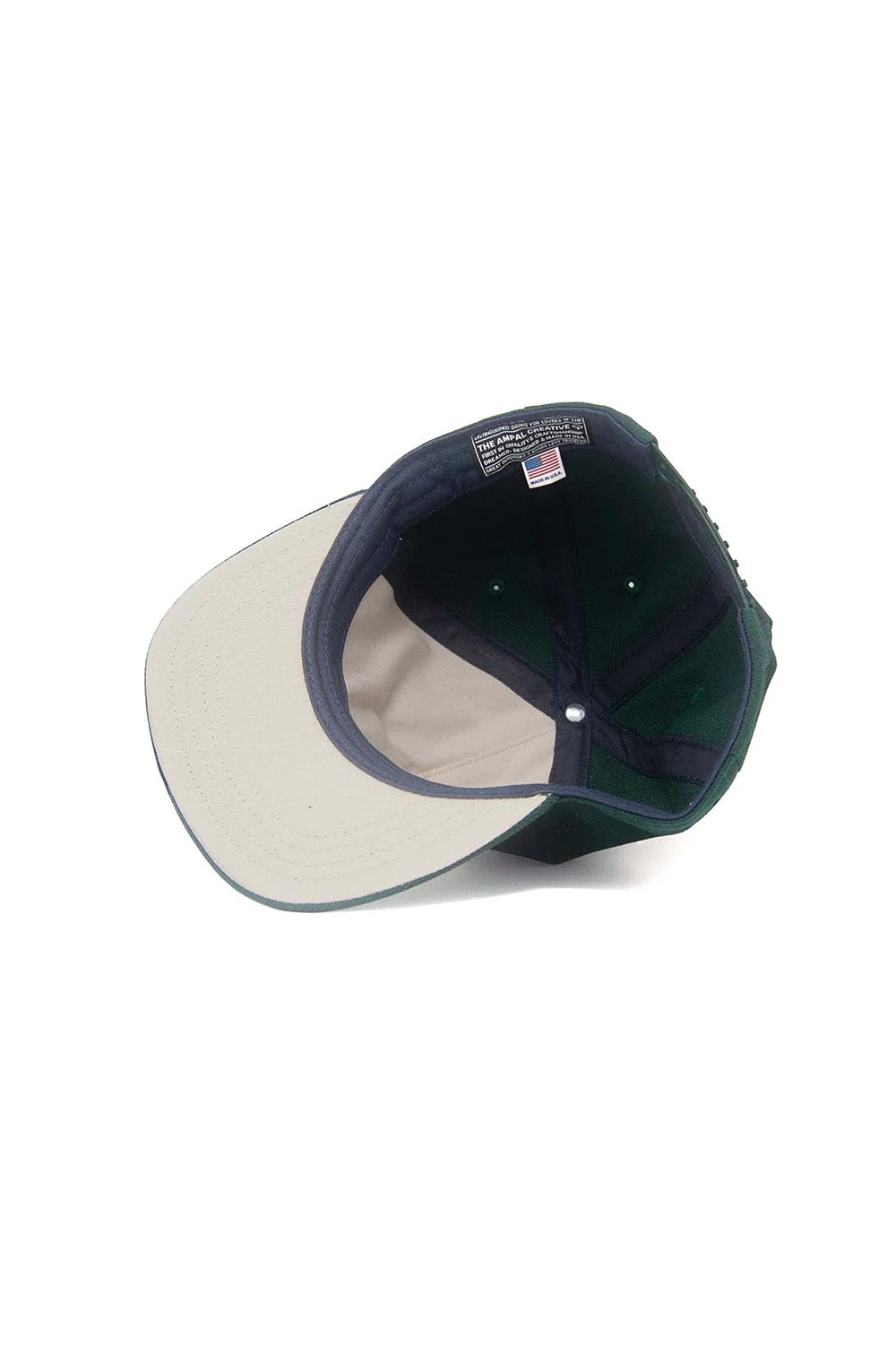 The Ampal Creative - Trophy II Snapback - Dark Green - Back View