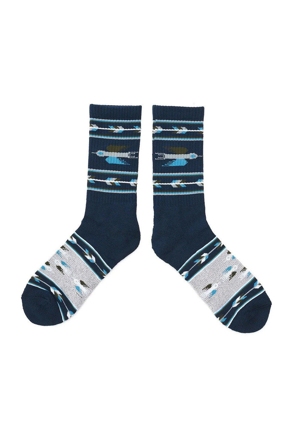 ampal creative heather thunderbird socks navy