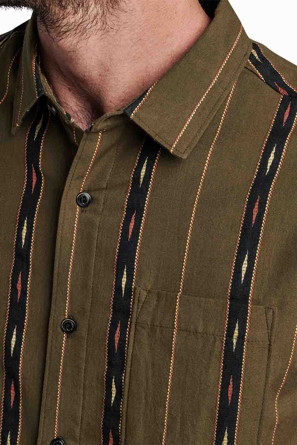 Roark - Journey SS Woven - Antico Military - Detail
