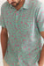 Marine Layer - Stretch Selvage Shirt - Teal Palm - Profile