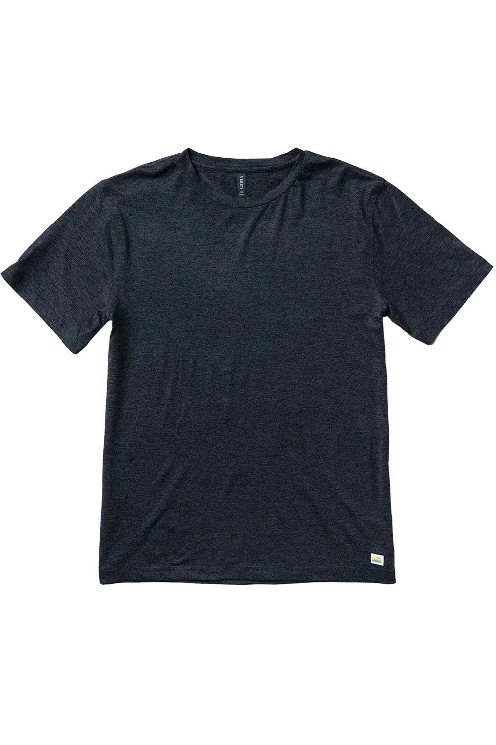 Vuori - Strato Tech Tee - Navy Heather - Flatlay