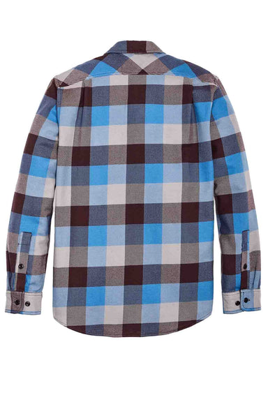 Filson - Vintage Flannel Workshirt - Blue/Maroon/Gray Check - Back