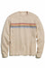 Marine Layer - Thompson Stripe Sweater - Oatmeal - Flatlay
