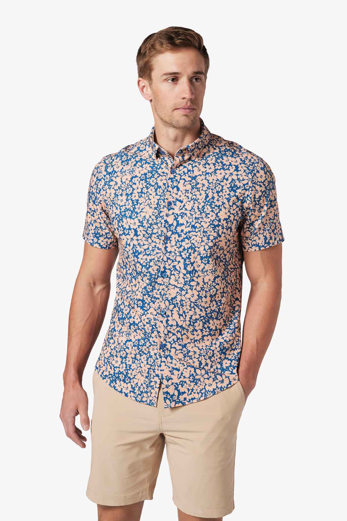 LEEWARD SS Set Sail Floral Print