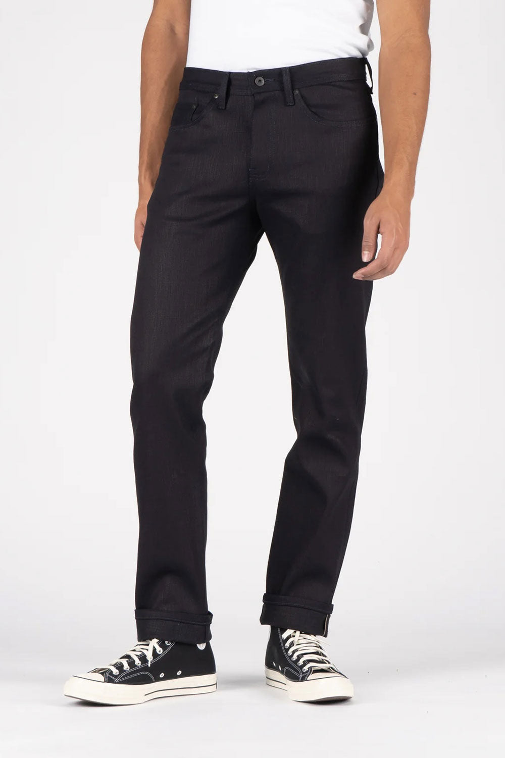 Naked & Famous - Weird Guy - Midnight Slub Stretch Selvedge - Front