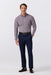 Mizzen+Main Leeward Dress Shirt in Merlot Peter Gingham — Lifestyle view