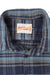 Freenote Cloth - Benson LS - Cobalt Blue Plaid - Collar