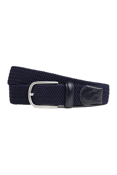 Mizzen + Main - Braided Belt - Navy Solid