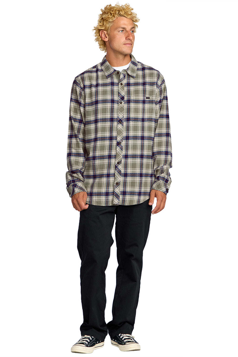 Billabong COASTLINE LS FLANNEL Olive