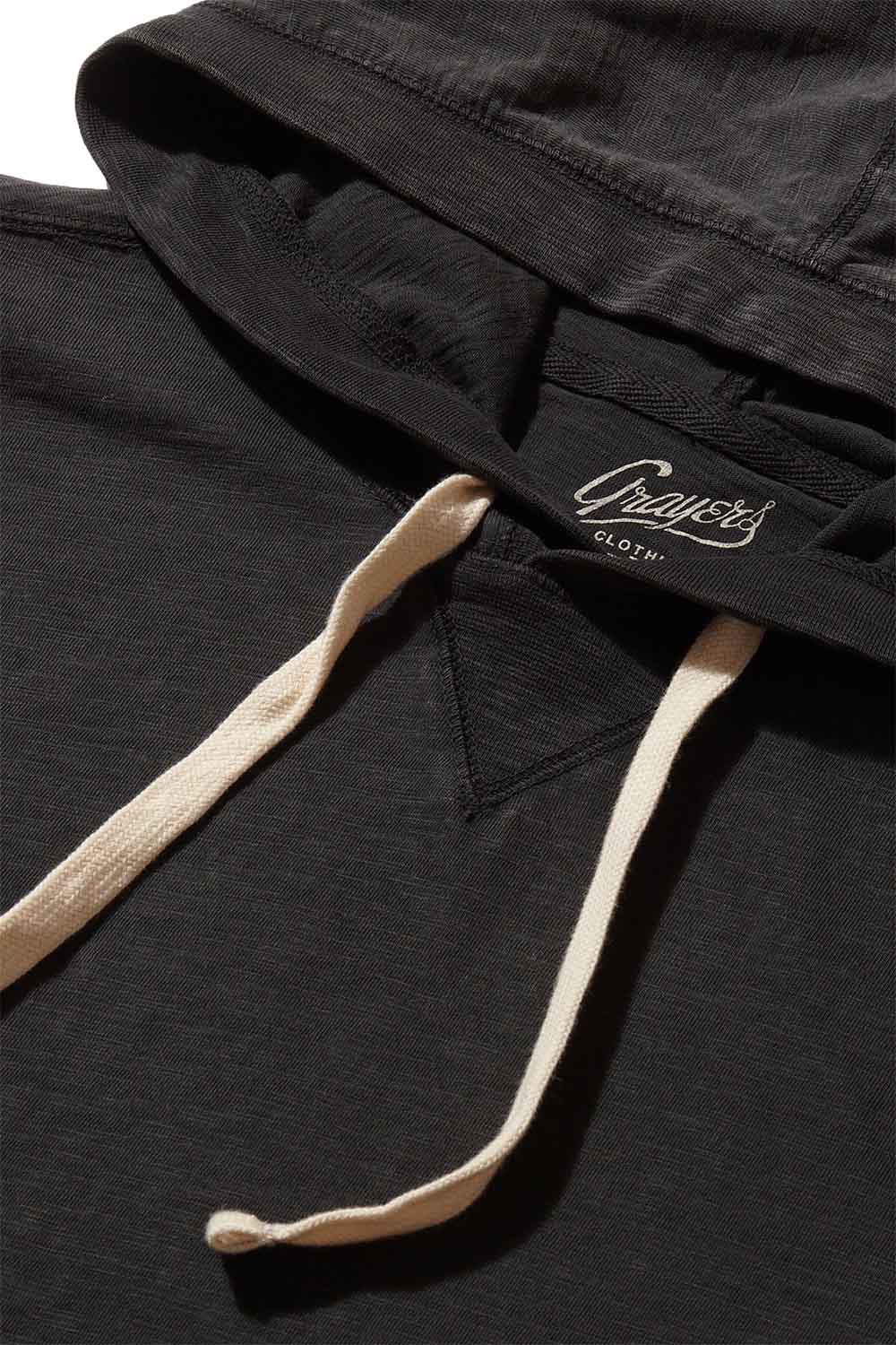 Grayers - Hewitt GD Hoodie - Washed Black - Collar