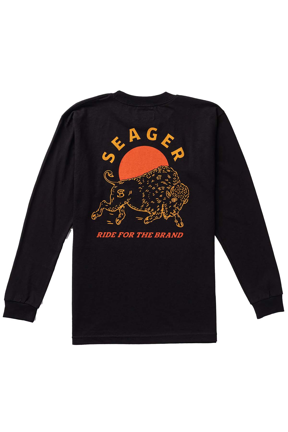 Seager - Ride for the Brand LS Tee - Black - Back