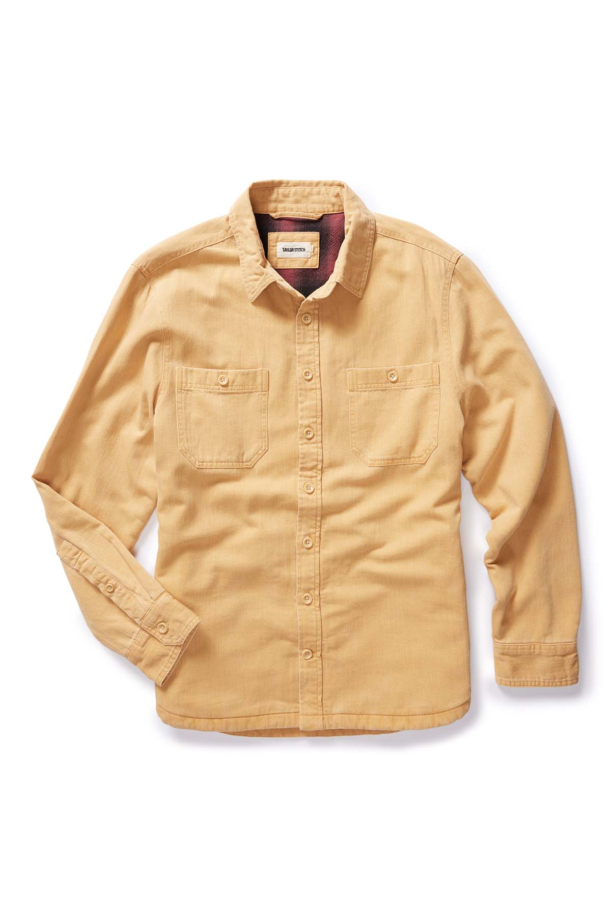 Taylor Stitch - Lined Utility Shirt - Wheat Denim - Front