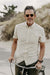 Taylor Stitch - The Jack SS - Oat Heather Dot - Model