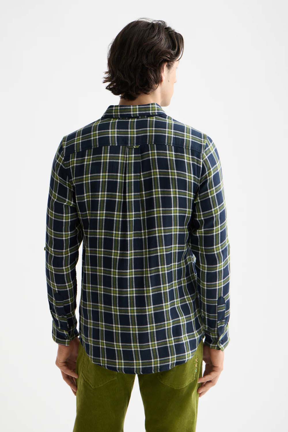 Scotch & Soda - Double Face Check Shirt - Sky Captain - Back