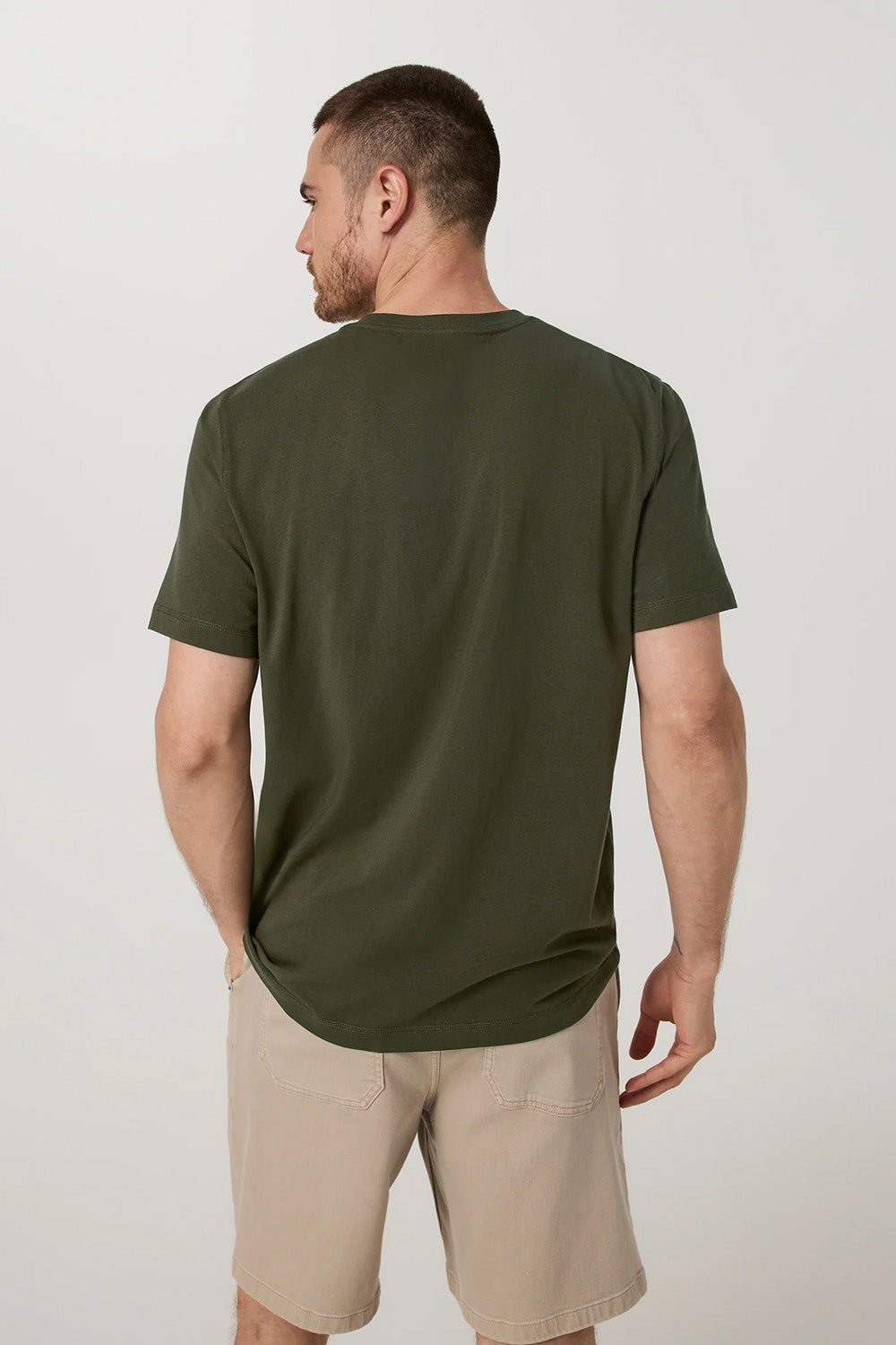 Vuori - Tuvalu Tee - Olive - Back
