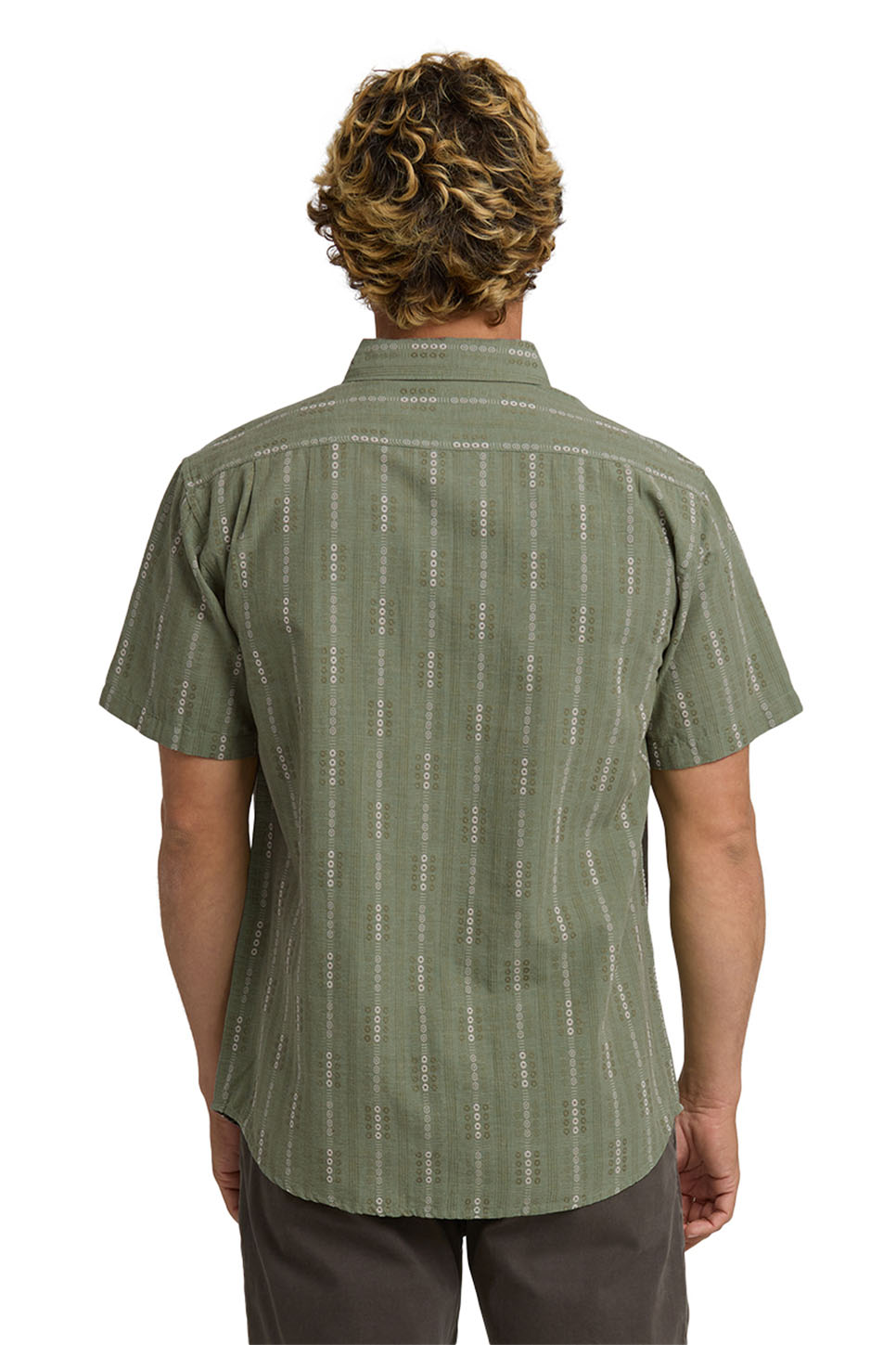 billabong all day jacquard ss granite green back