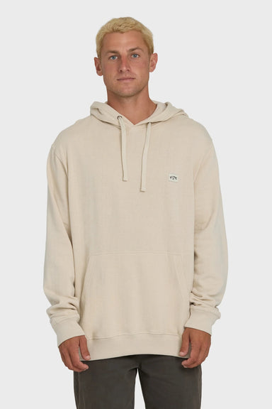 billabong all day po hoodie oatmeal front
