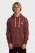 billabong all day po hoodie plum front