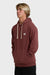 billabong all day po hoodie plum side
