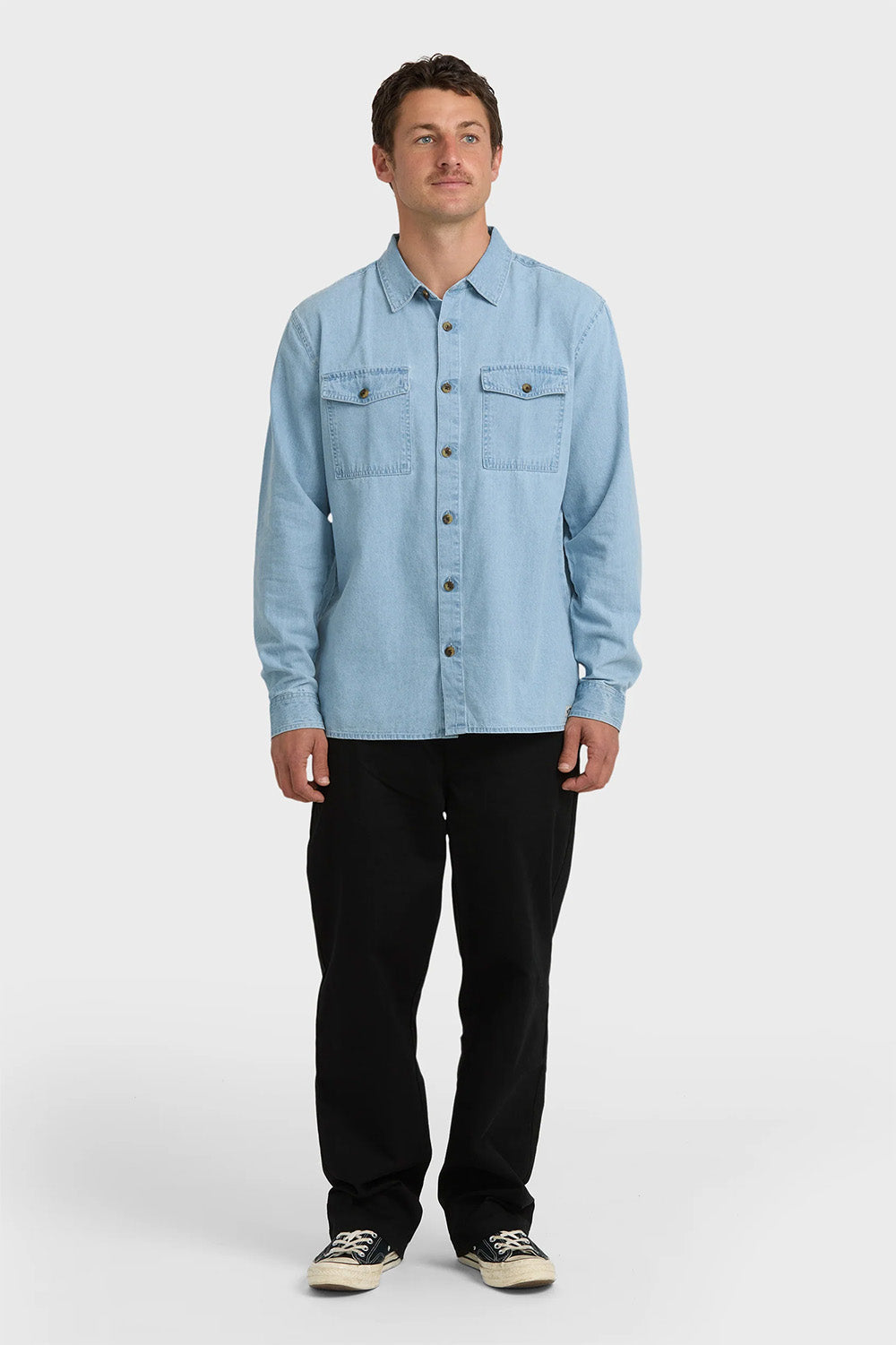 Billabong - Bong Days LS - Cloud Blue