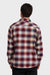 billabong coastline ls flannel plum back