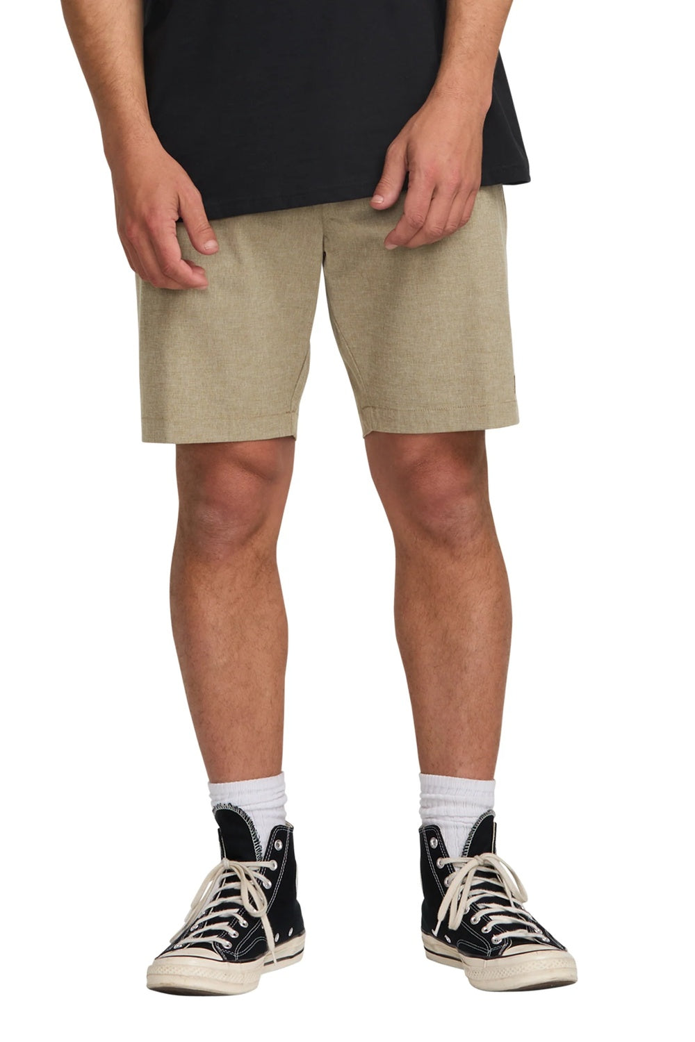 billabong crossfire mid khaki front