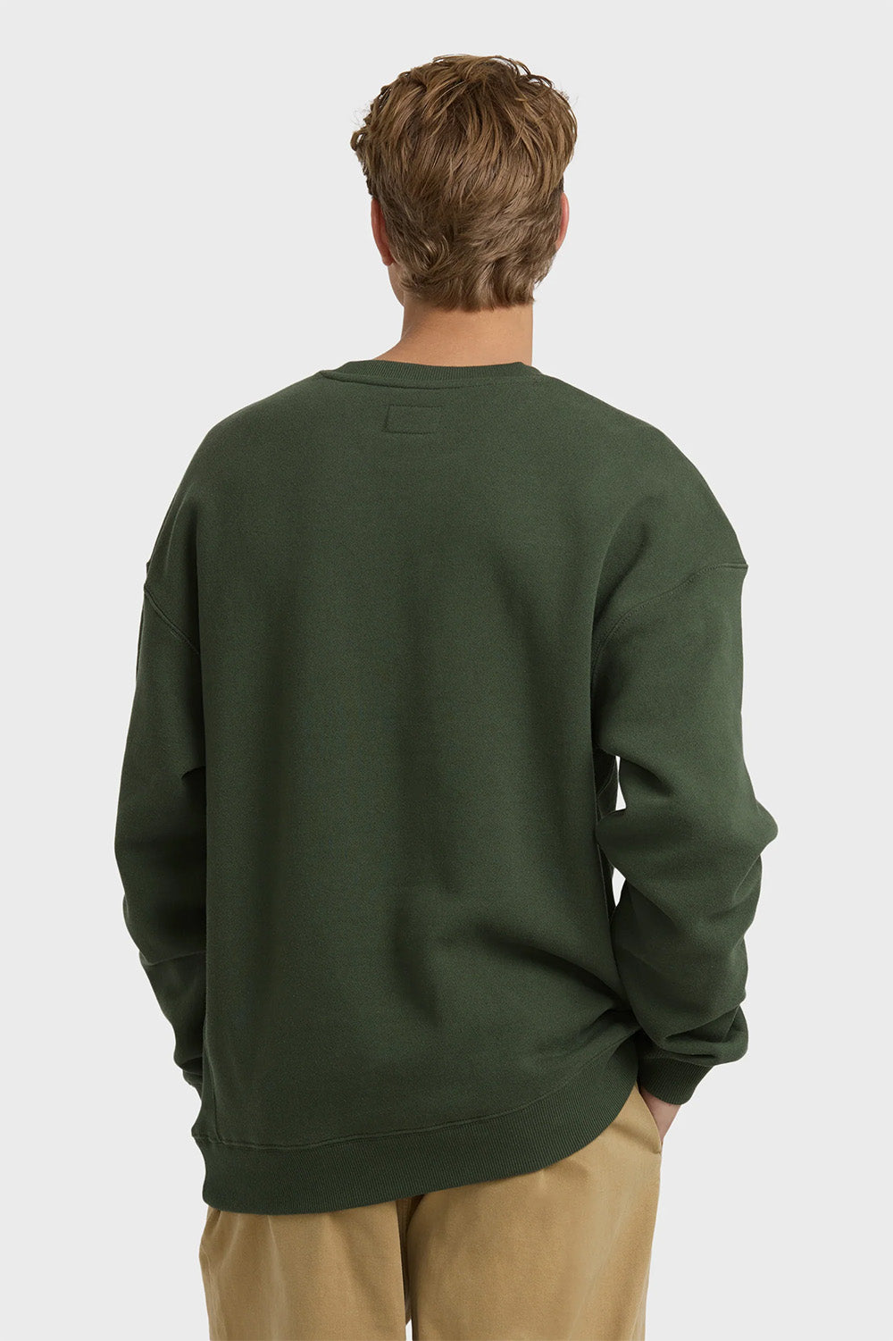 billabong fort garage crew olive back
