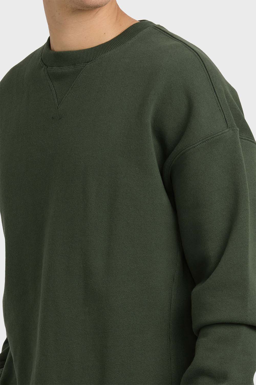 billabong fort garage crew olive detail