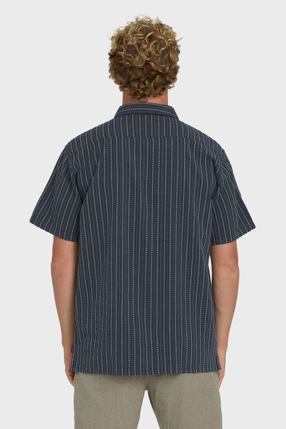 billabong garage sandon jacquard true navy back