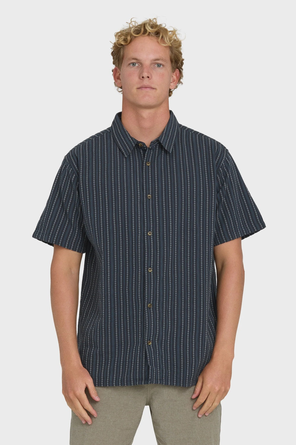 billabong garage sandon jacquard true navy front