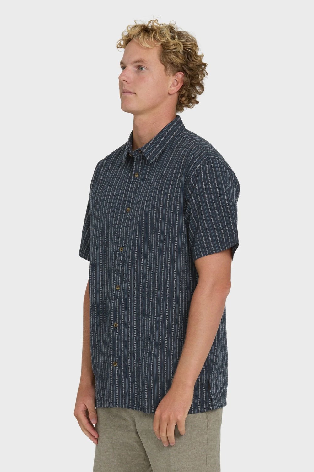 billabong garage sandon jacquard true navy side