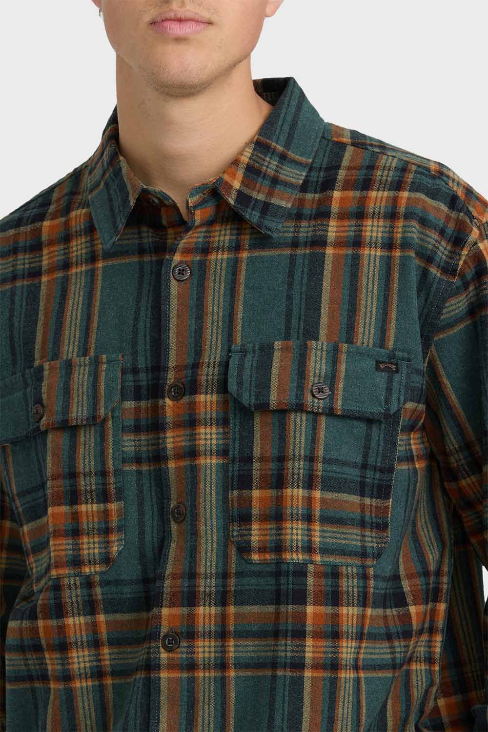 Billabong - Offshore Flannel - Forest - Detail
