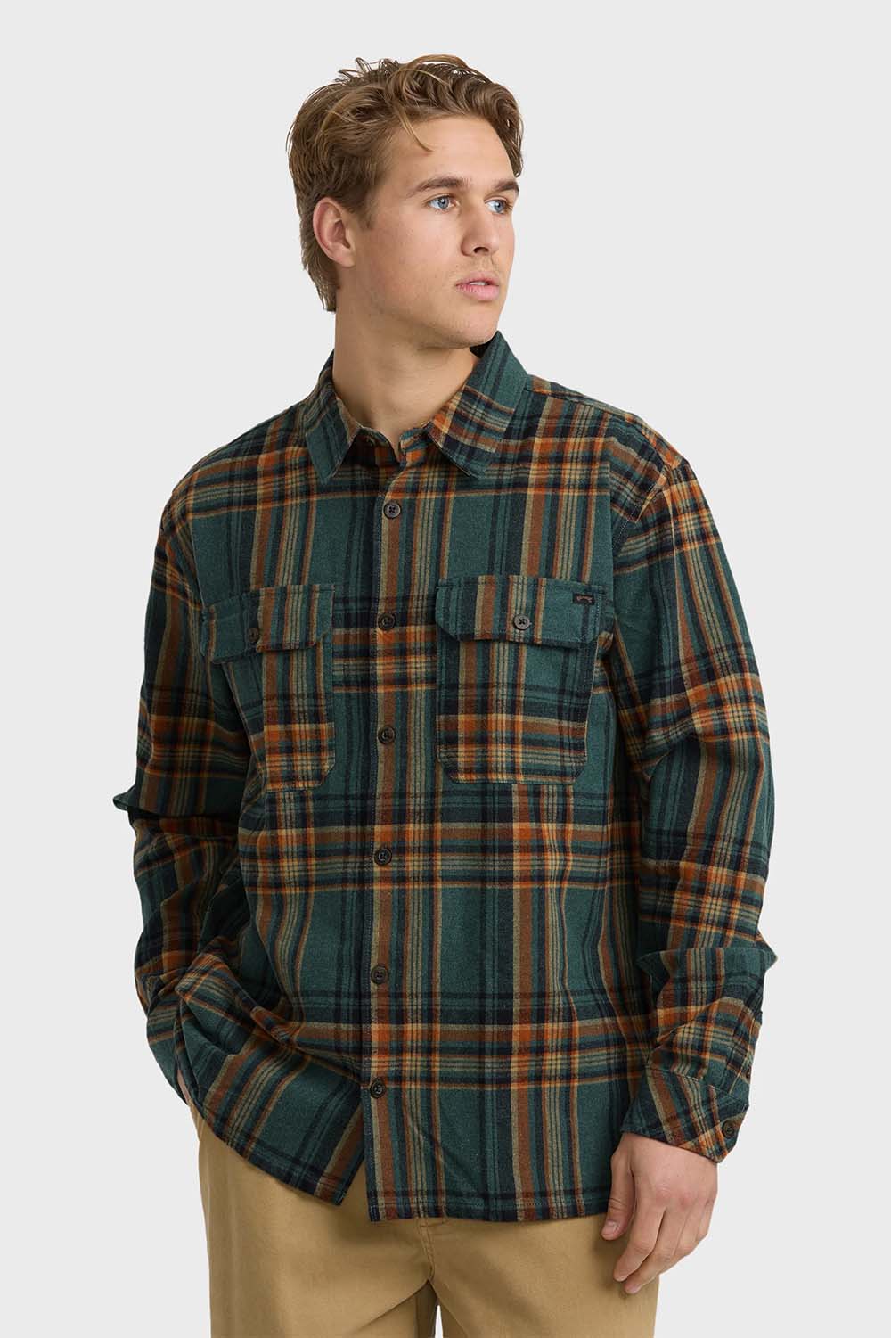 Billabong - Offshore Flannel - Forest - Front