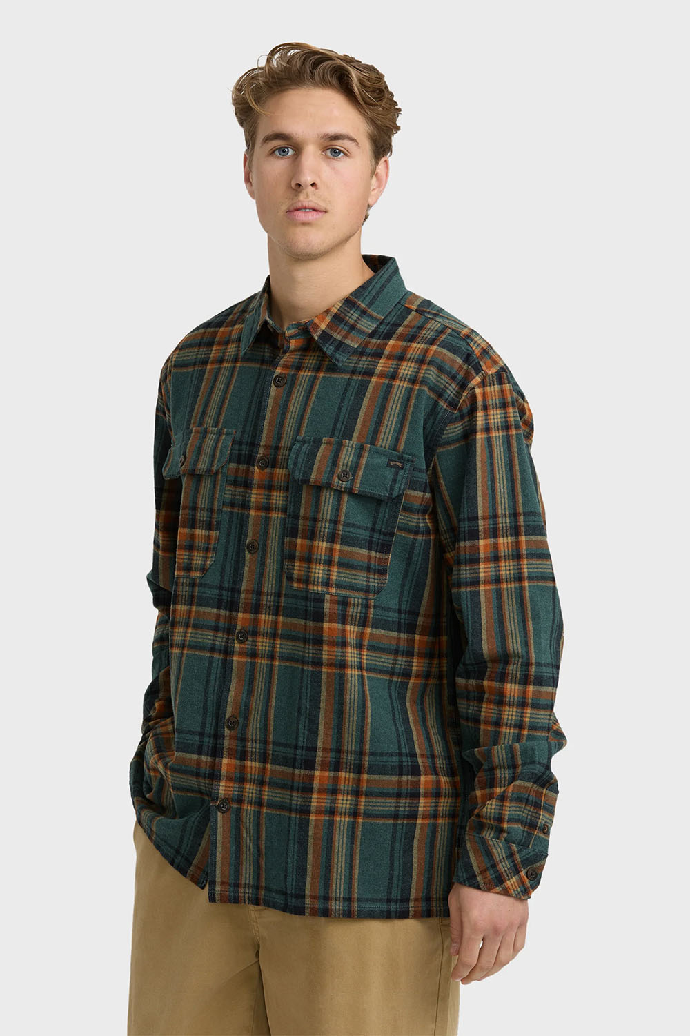 Billabong - Offshore Flannel - Forest - Side