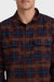 billabong offshore jacquard flannel wine multi detail